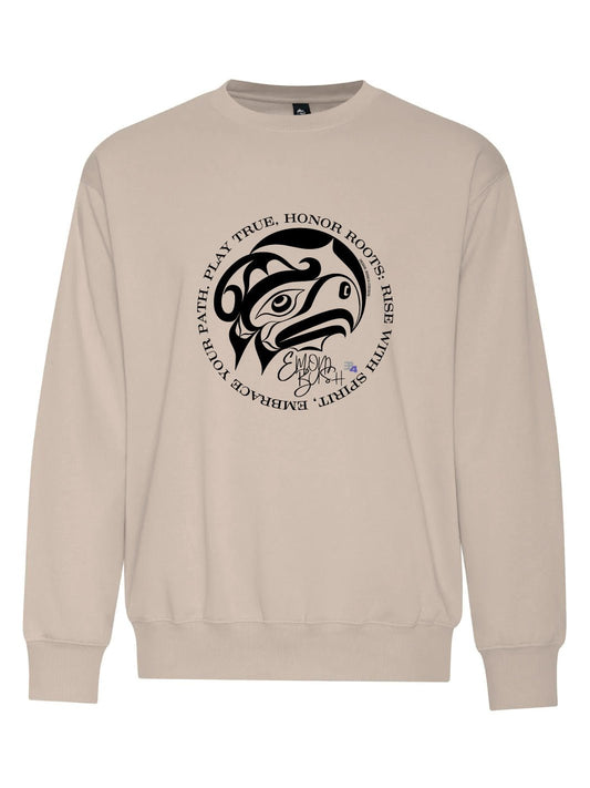 Emoni Bush x Canuck Volleyball Crewneck Sweatshirt - Oddball Workshop