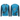 Teal Dragon Flow Men's Team Long Sleeve Jersey - Oddball Workshop