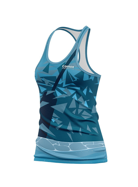 Blue H2O Women's Relaxed Tank Top - Oddball Workshop