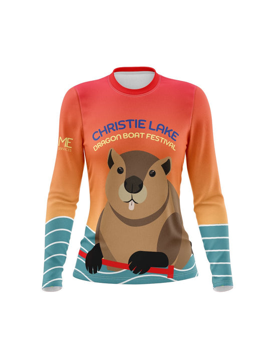 Christie Lake Dragon Boat Festival H2O Women's Team Jersey Long Sleeve - Oddball Workshop
