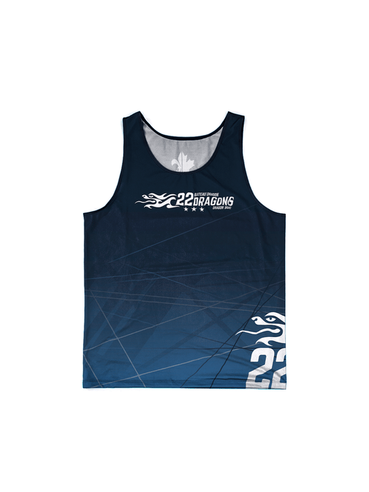 22 Dragons H2O Men's Athletic Tank Top - Oddball Workshop