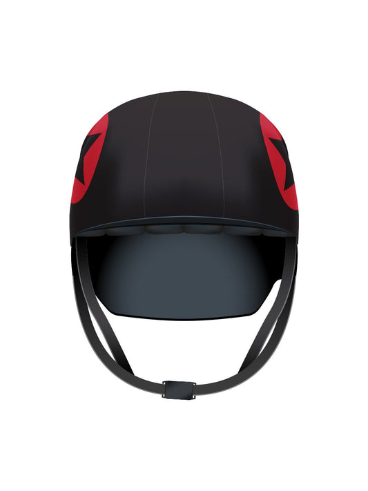 Rockyview Junior Roller Derby | Helmet Cover Jammer Black - Oddball Workshop