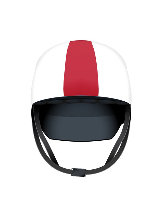 Rockyview Junior Roller Derby | Helmet Cover Pivot White - Oddball Workshop