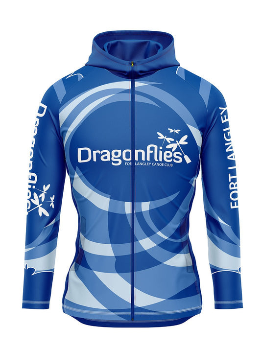 FLCC Dragonflies | Women's Cascade Lt Wt Jacket Hooded - Oddball Workshop