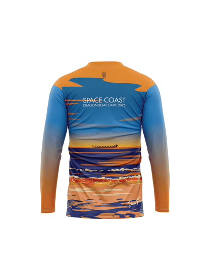 Alkame Dragon Boat | Men's Space Coast Camp Team Jersey Long Sleeve - Oddball Workshop