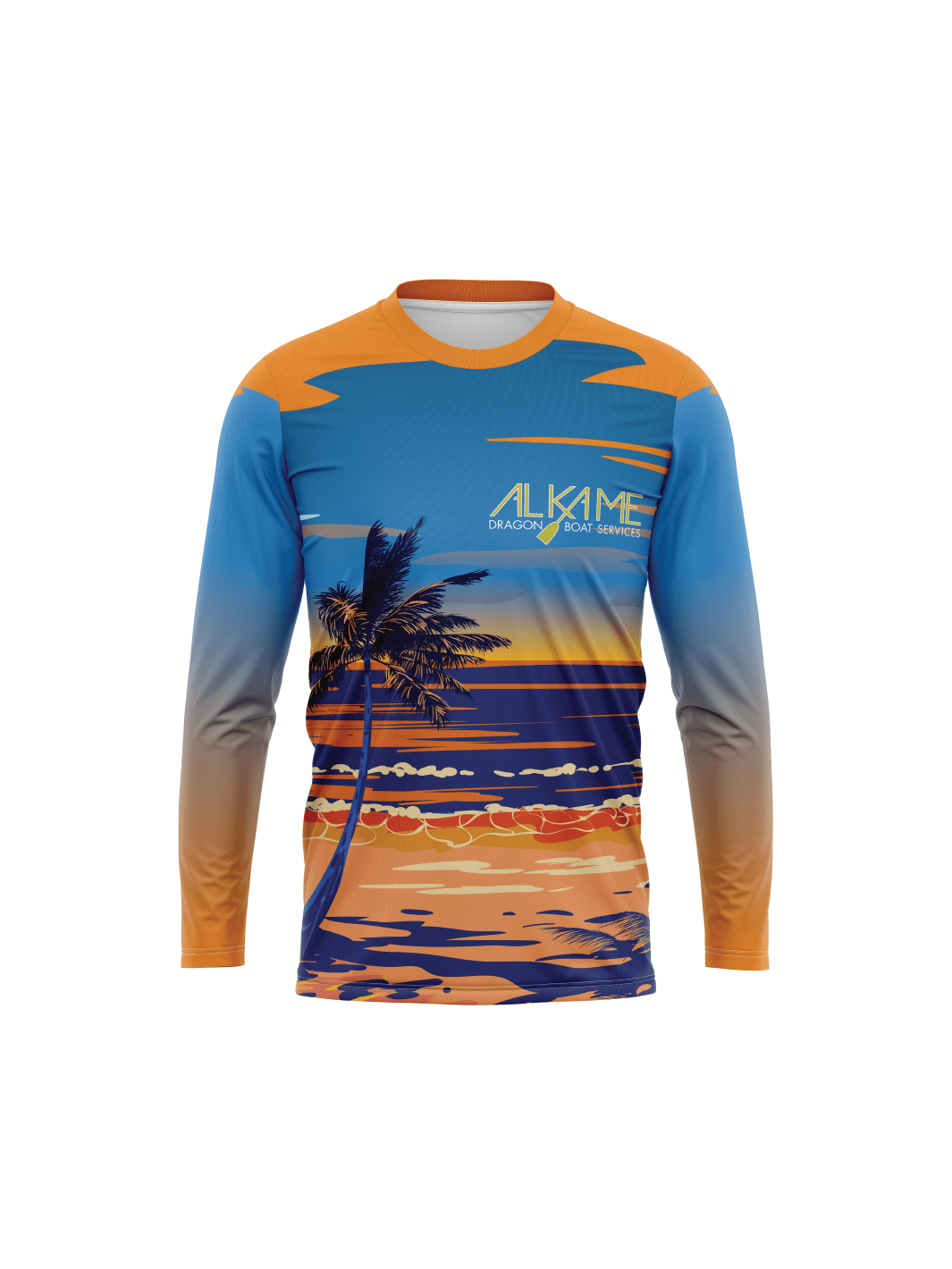 Alkame Dragon Boat | Men's Space Coast Camp Team Jersey Long Sleeve - Oddball Workshop