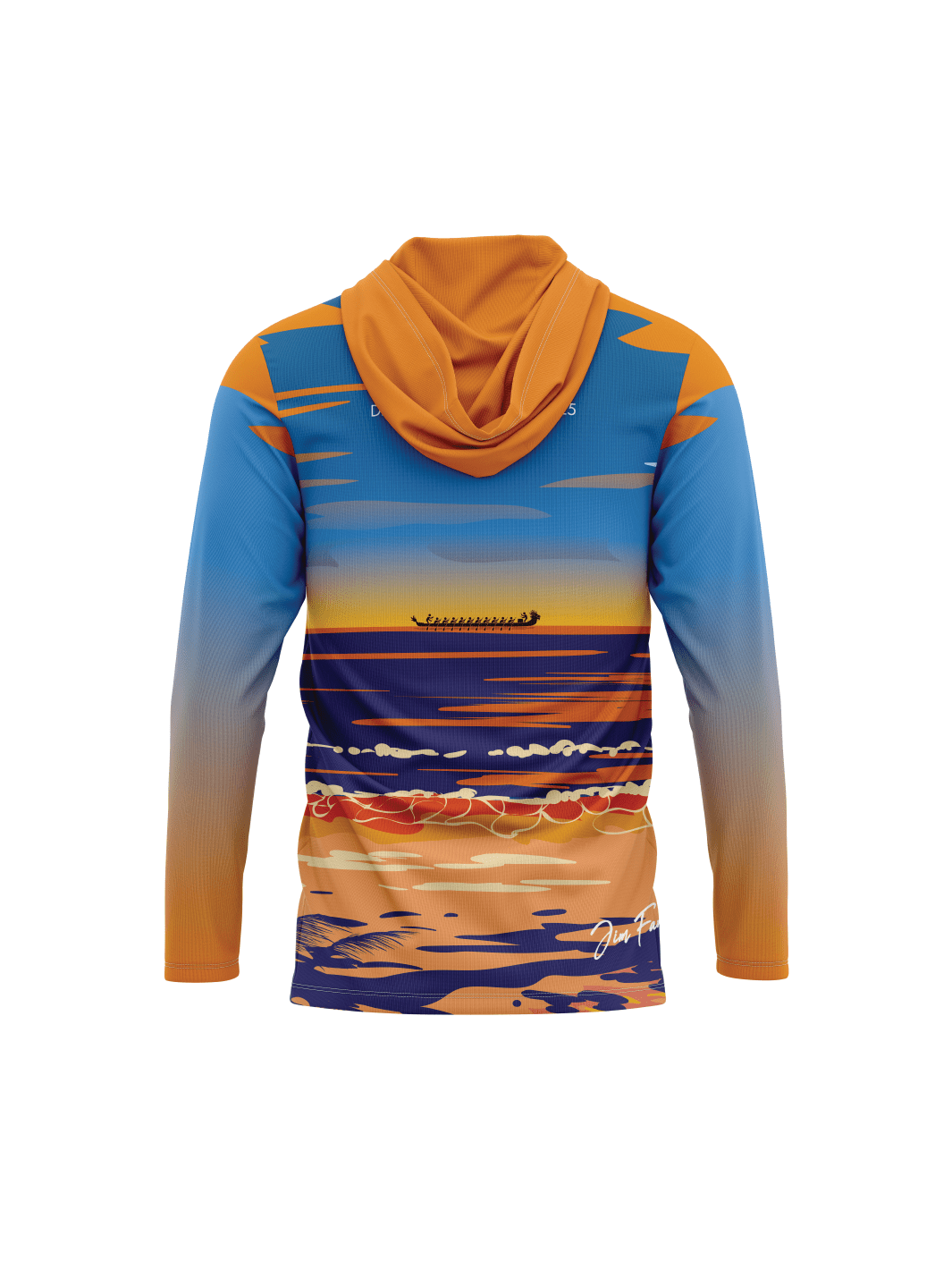 Alkame Dragon Boat | Space Coast Camp Hooded Long Sleeve - Oddball Workshop