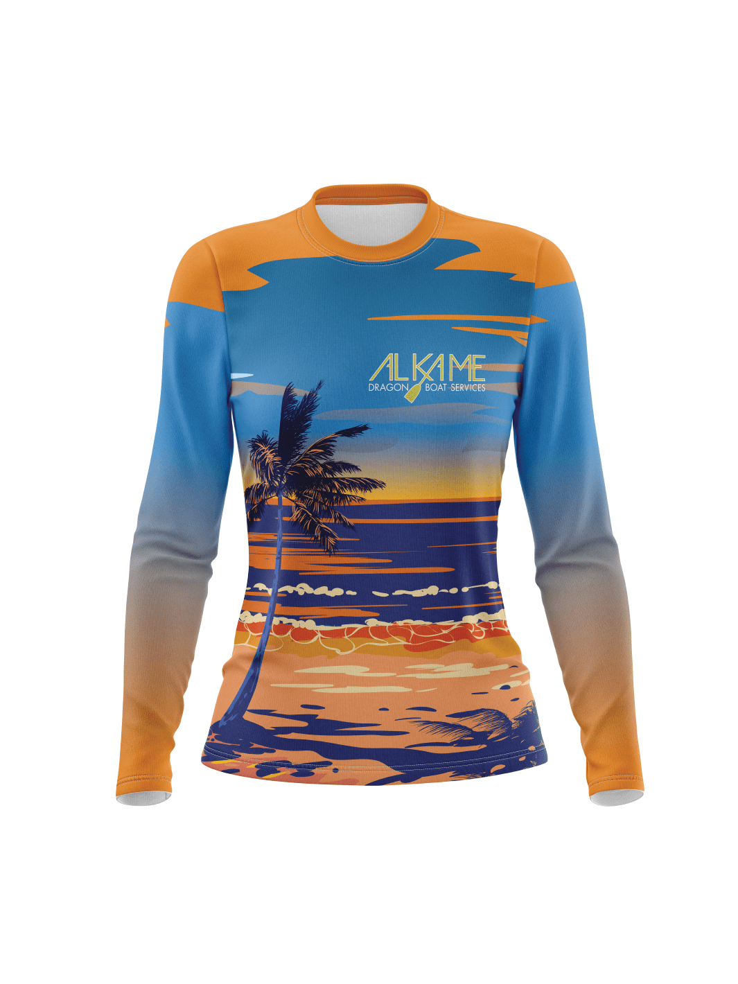 Alkame Dragon Boat | Women's Space Coast Camp Team Jersey Long Sleeve - Oddball Workshop