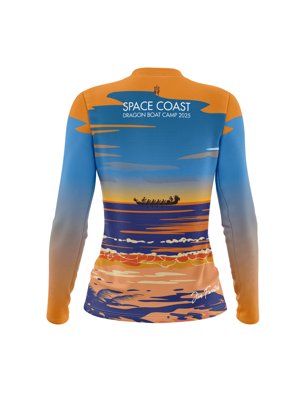 Alkame Dragon Boat | Women's Space Coast Camp Team Jersey Long Sleeve - Oddball Workshop