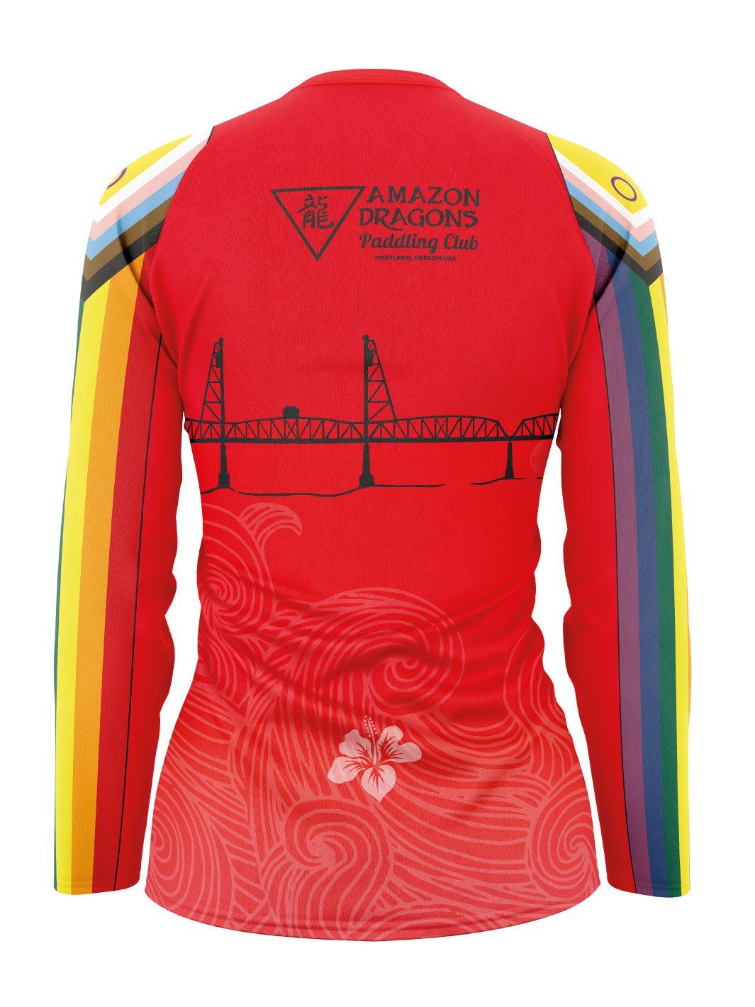 Amazon Dragons | Women's Athletic Jersey Long Sleeve - Oddball Workshop