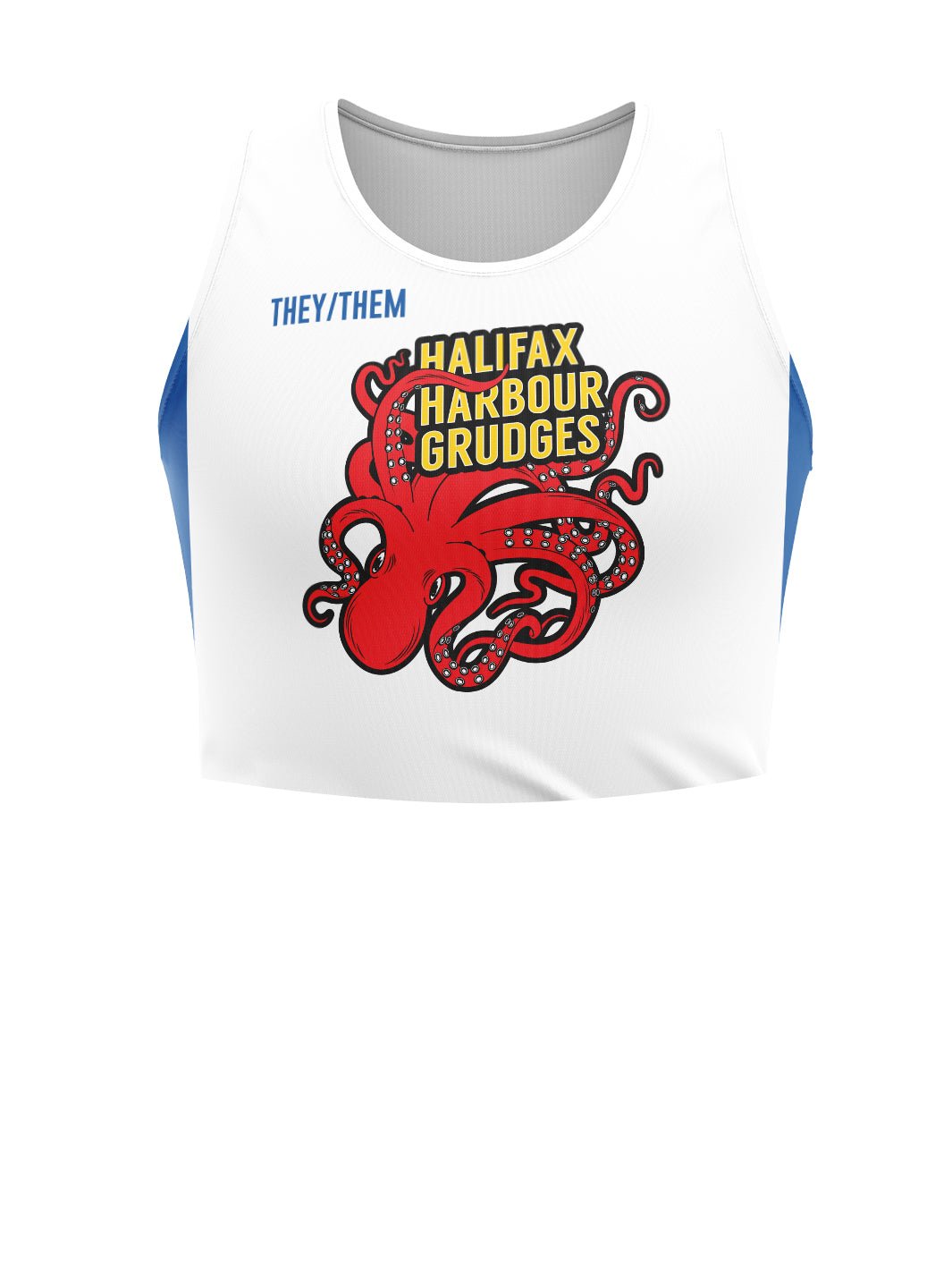 Anchor City RD | Harbour Grudges Unisex Athletic Tank Top Crop - Oddball Workshop