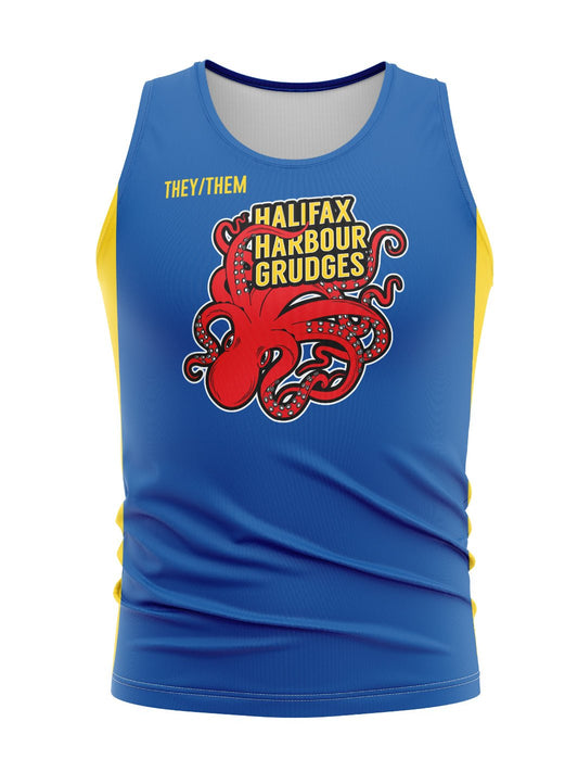Anchor City RD | Harbour Grudges Unisex Athletic Tank Top - Oddball Workshop