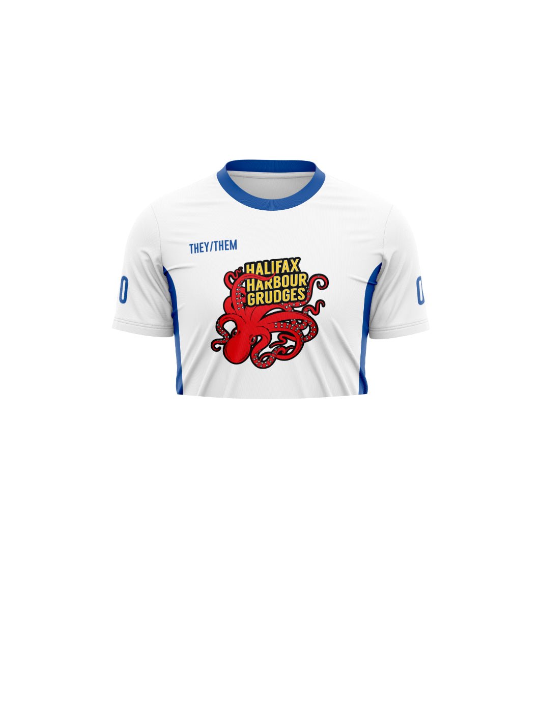 Anchor City RD | Harbour Grudges Unisex Team Jersey Short Sleeve Crop - Oddball Workshop
