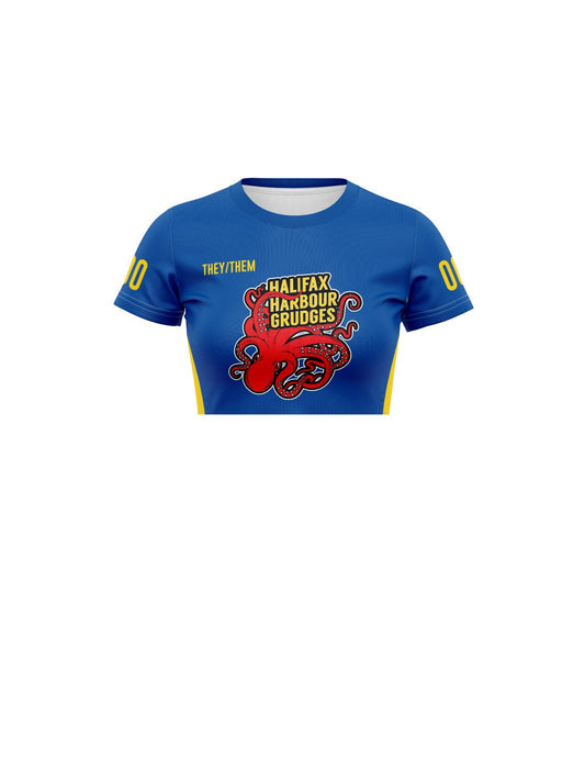 Anchor City RD | Harbour Grudges Women's Team Jersey Short Sleeve Crop - Oddball Workshop