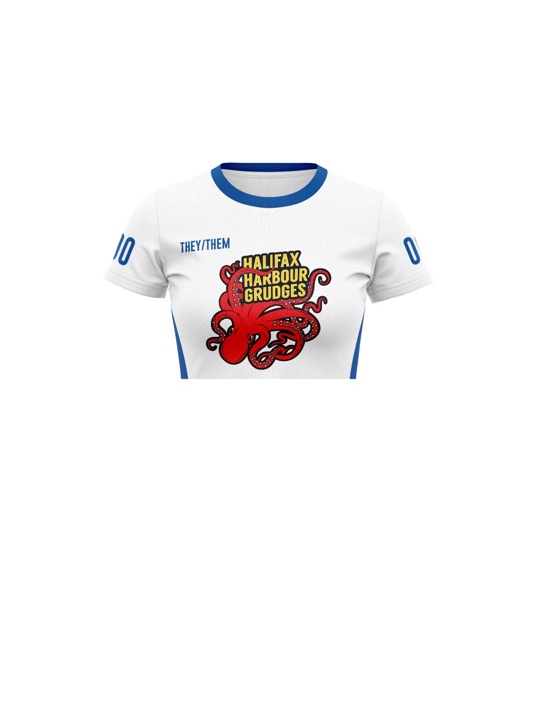 Anchor City RD | Harbour Grudges Women's Team Jersey Short Sleeve Crop - Oddball Workshop