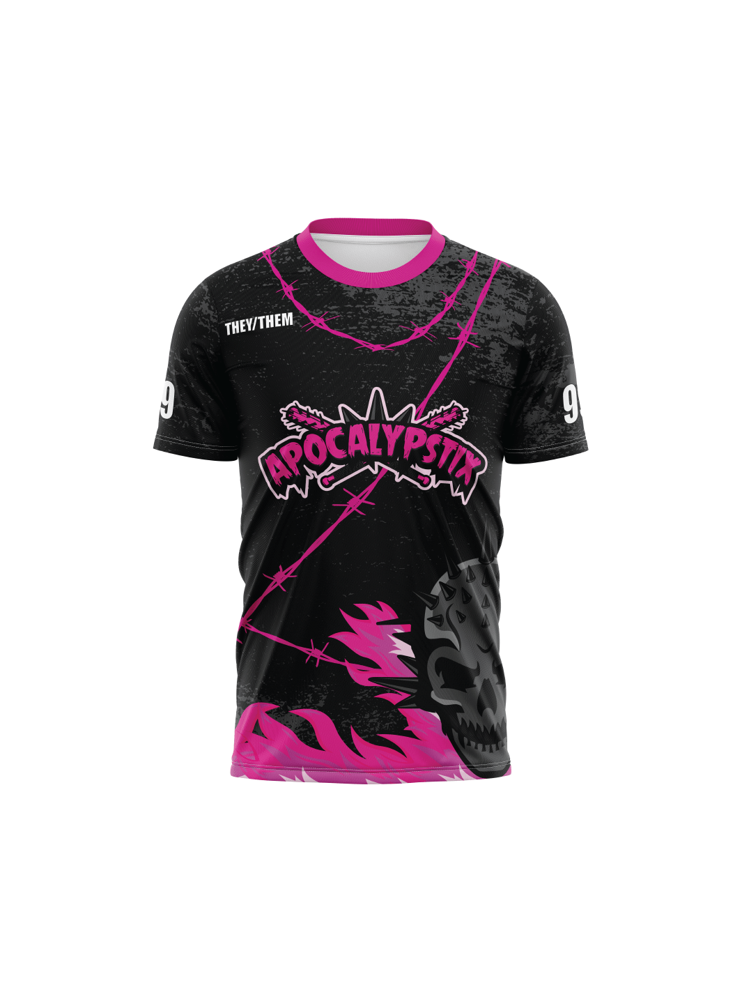 Atlanta Roller Derby | Apocalypstix Team - H2O M Team Jersey Short Sleeve - Oddball Workshop