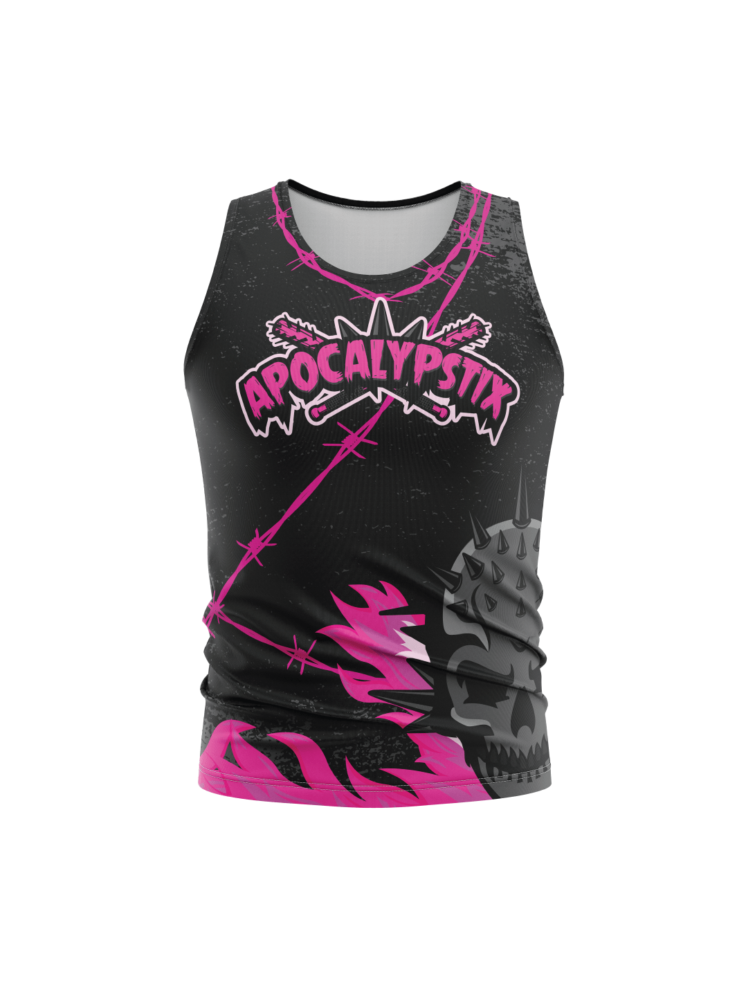Atlanta Roller Derby | Apocalypstix Team - Men's Athletic Tank Top - Oddball Workshop