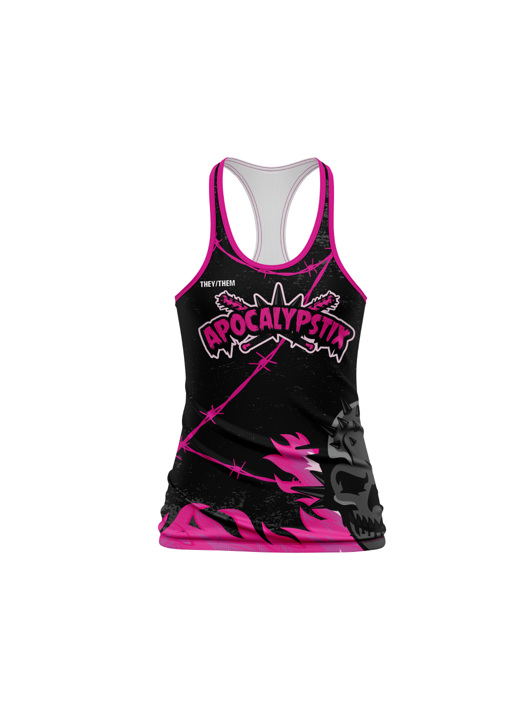 Atlanta Roller Derby | Apocalypstix Team - W Relaxed Tank Top - Oddball Workshop
