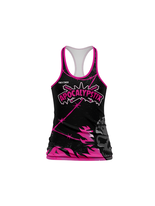 Atlanta Roller Derby | Apocalypstix Team - W Relaxed Tank Top - Oddball Workshop