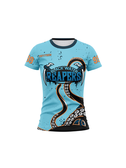 Atlanta Roller Derby | Black Water Reapers Team - H2O W Team Jersey Short Sleeve - Oddball Workshop