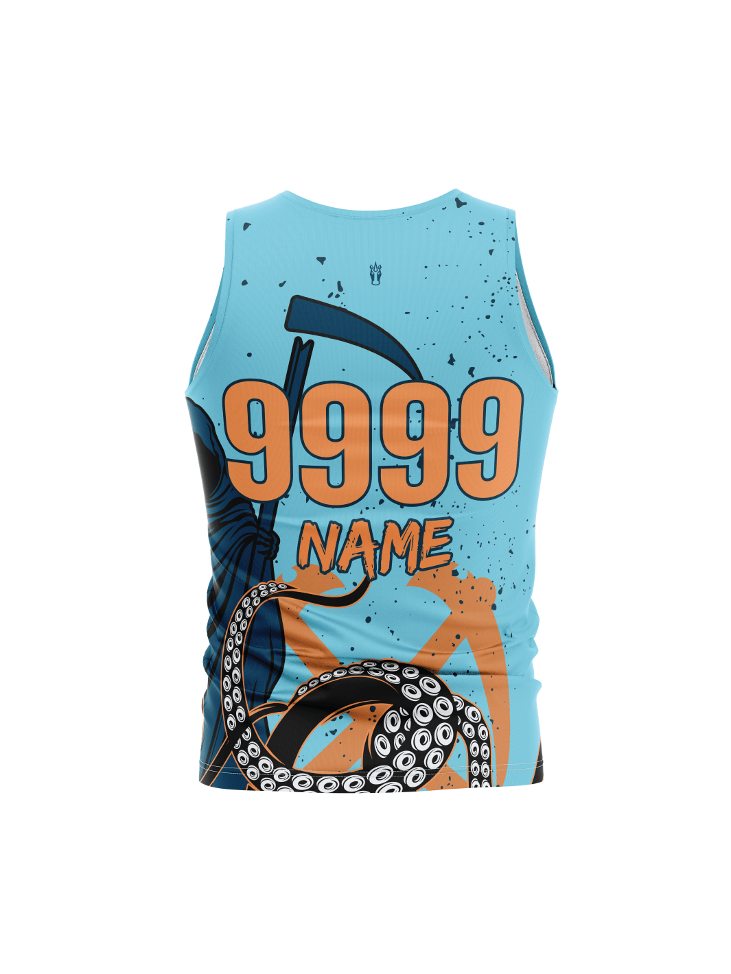 Atlanta Roller Derby | Black Water Reapers Team - Men's Athletic Tank Top - Oddball Workshop