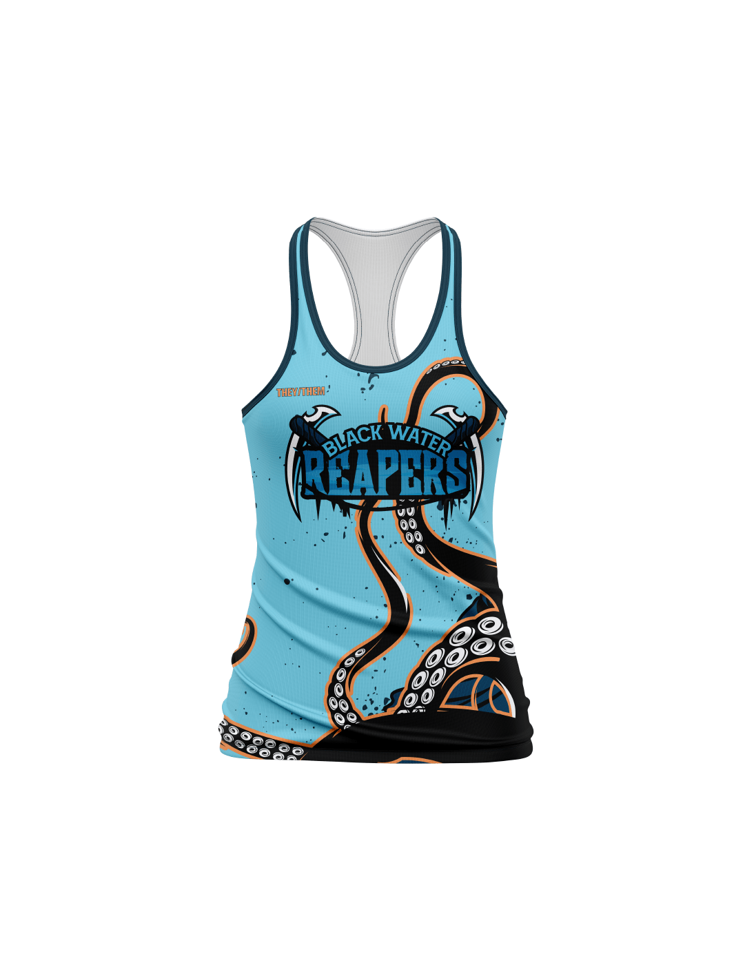 Atlanta Roller Derby | Black Water Reapers Team - W Relaxed Tank Top - Oddball Workshop