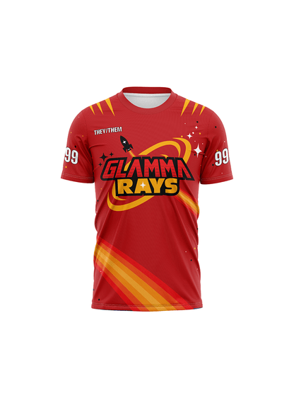 Atlanta Roller Derby | Glamma Rays Team - H2O M Team Jersey Short Sleeve - Oddball Workshop