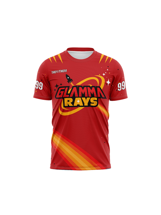 Atlanta Roller Derby | Glamma Rays Team - H2O M Team Jersey Short Sleeve - Oddball Workshop