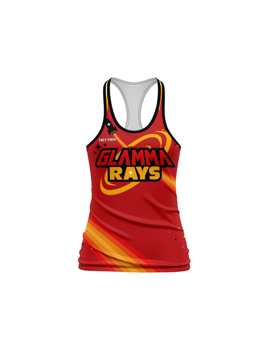 Atlanta Roller Derby | Glamma Rays Team - W Relaxed Tank Top - Oddball Workshop