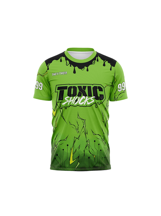 Atlanta Roller Derby | Toxic Shocks Team - H2O M Team Jersey Short Sleeve - Oddball Workshop