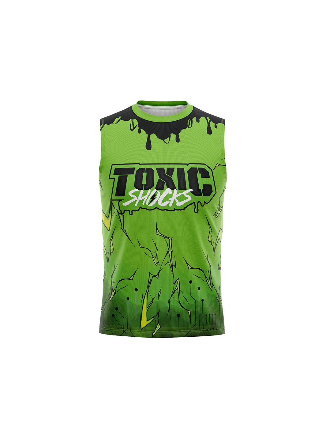 Atlanta Roller Derby | Toxic Shocks Team - Men's Prime Sleeveless Top - Oddball Workshop