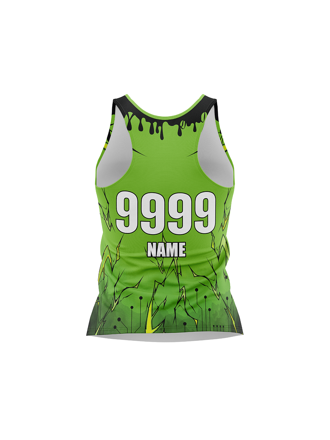 Atlanta Roller Derby | Toxic Shocks Team - Women's Athletic Tank Top - Oddball Workshop