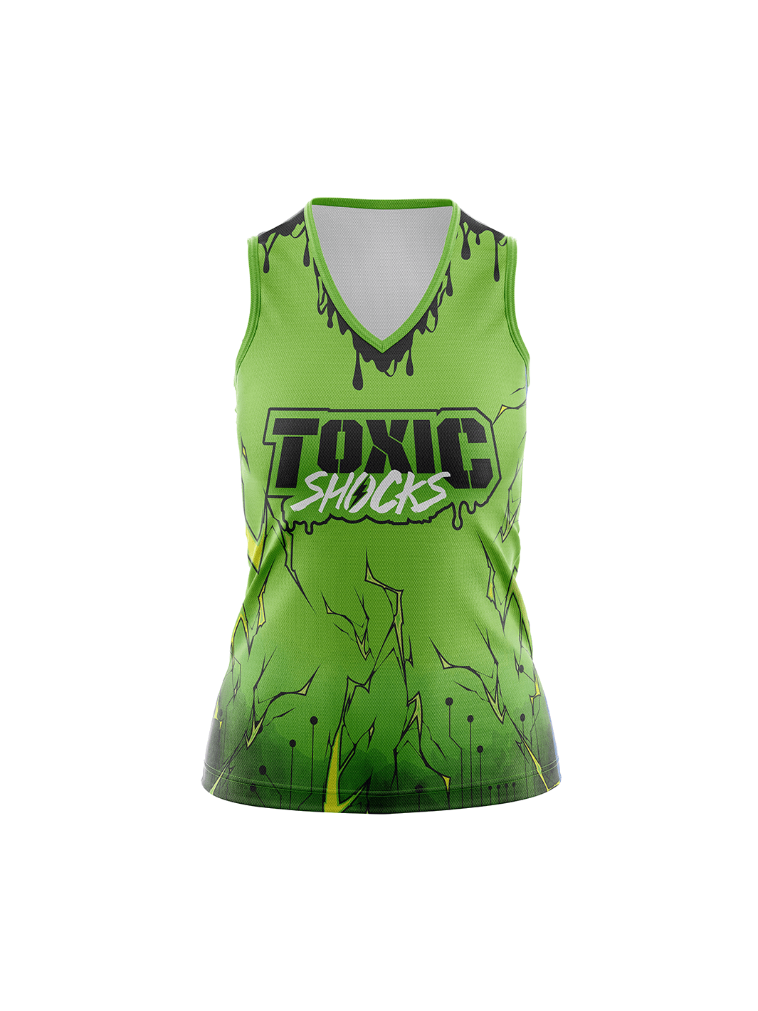 Atlanta Roller Derby | Toxic Shocks Team - Women's Prime Sleeveless Top - Oddball Workshop