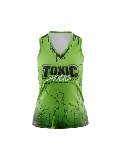 Atlanta Roller Derby | Toxic Shocks Team - Women's Prime Sleeveless Top - Oddball Workshop