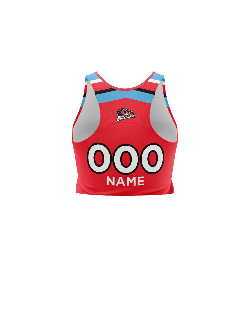 Atlanta Roller Derby Travel Jerseys | Women's Athletic Tank Top Crop - Oddball Workshop