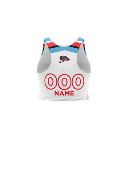 Atlanta Roller Derby Travel Jerseys | Women's Athletic Tank Top Crop - Oddball Workshop