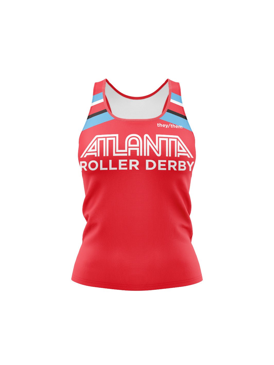 Atlanta Roller Derby Travel Jerseys | Women's Athletic Tank Top - Oddball Workshop