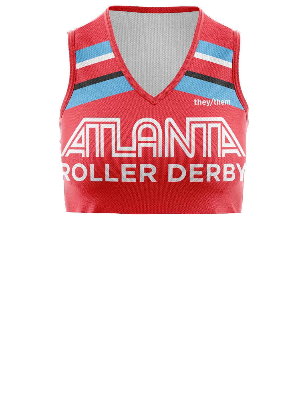 Atlanta Roller Derby Travel Jerseys | Women's Prime Sleeveless Crop Top - Oddball Workshop