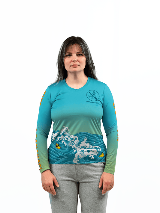 Bananaship Dragon Boat | Women's Team Jersey Long Sleeve - Oddball Workshop