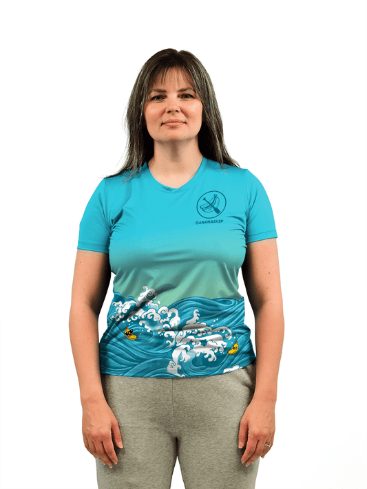 Bananaship Dragon Boat | Women's Team Jersey Short Sleeve - Oddball Workshop