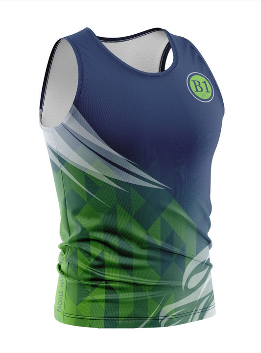 Boston1 Dragon Boat | Current Race Jersey Boston 1 Men's Athletic Tank Top - Oddball Workshop