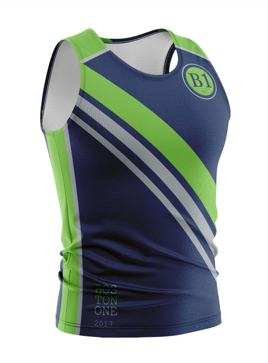 Boston1 Dragon Boat | Retro Race Jersey (2017) Boston 1 Men's Athletic Tank Top - Oddball Workshop