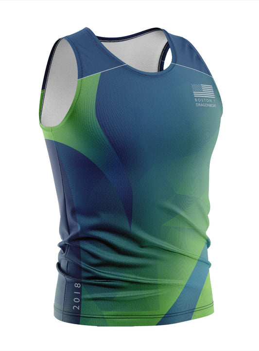 Boston1 Dragon Boat | Retro Race Jersey (2018) Boston 1 Men's Athletic Tank Top - Oddball Workshop