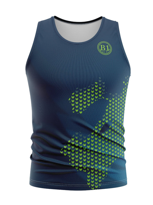 Boston1 Dragon Boat | Retro Race Jersey (2019) Boston 1 Men's Athletic Tank Top - Oddball Workshop