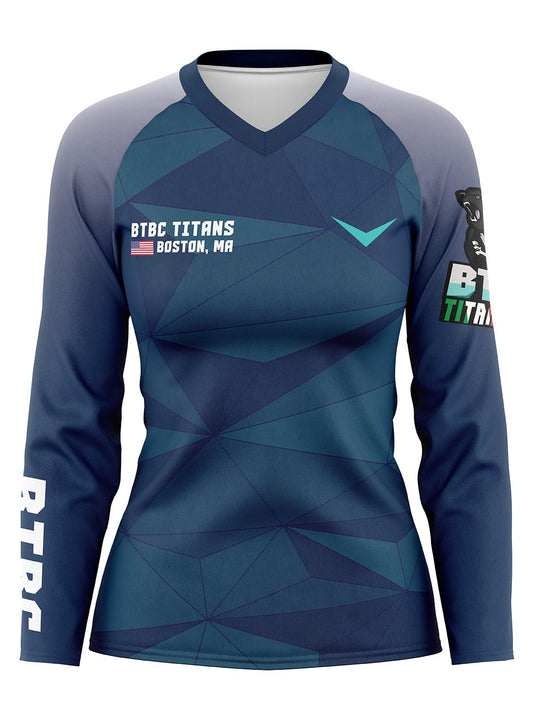 BTBC Titans | Women's Athletic Jersey Long Sleeve - Oddball Workshop