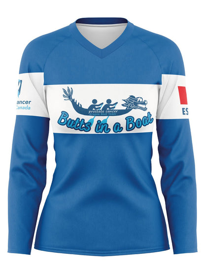 Butts In A Boat | Women's Performance Jersey Long Sleeve - Oddball Workshop