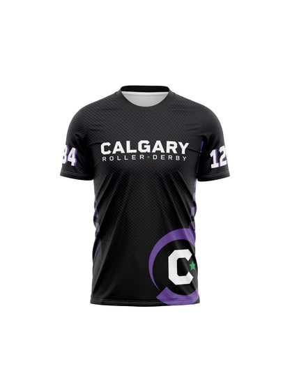 Calgary Roller Derby | Allstars Dark | Men's Team Jersey Short Sleeve - Oddball Workshop