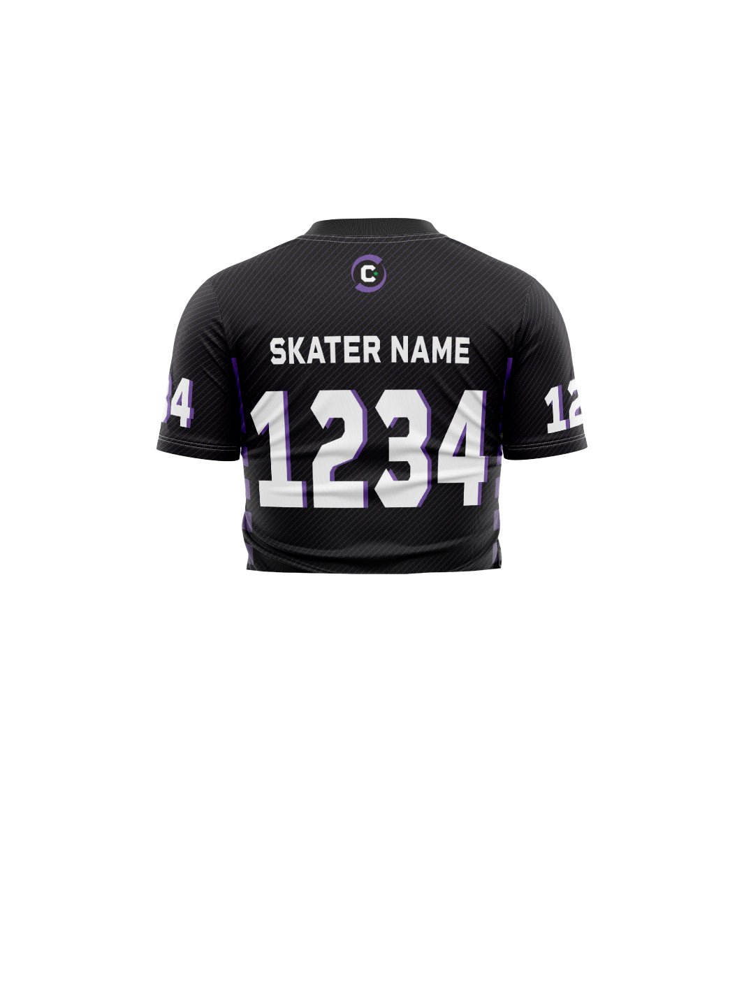 Calgary Roller Derby | Allstars Dark | Team Jersey Short Sleeve Crop - Oddball Workshop
