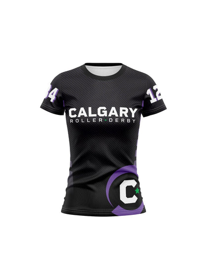 Calgary Roller Derby | Allstars Dark | Women's Team Jersey Short Sleeve - Oddball Workshop