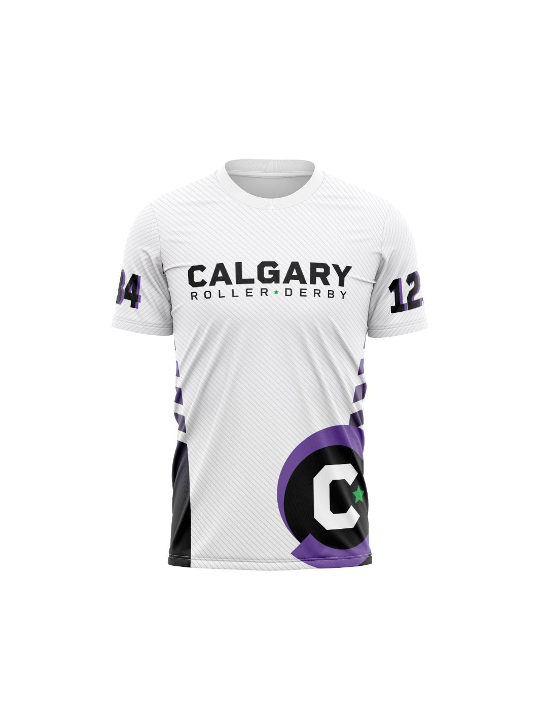 Calgary Roller Derby | Allstars Light | Men's Team Jersey Short Sleeve - Oddball Workshop